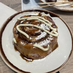 Enormous cinnamon roll!