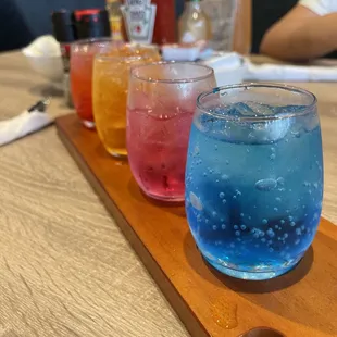 Old fashioned soda flight