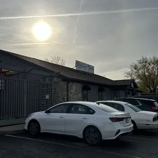 Outside