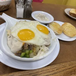 Morning toast skillet