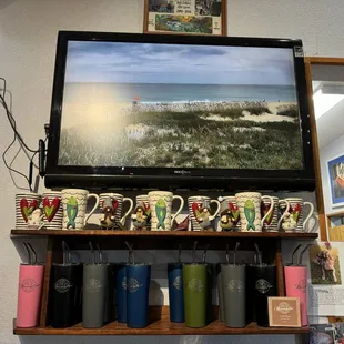 Mugs inside