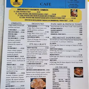 Menu - front - 2024