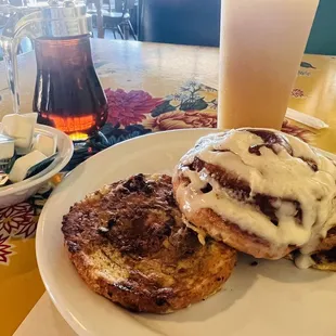 Cinnamon roll French toast