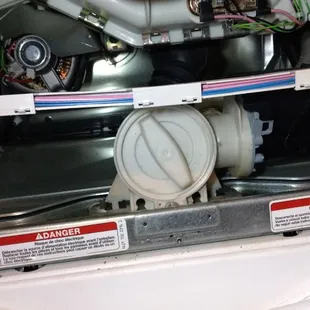 Front load washer after cleaning  picture