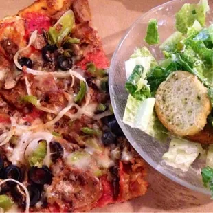 Supreme. With our Caesar salad