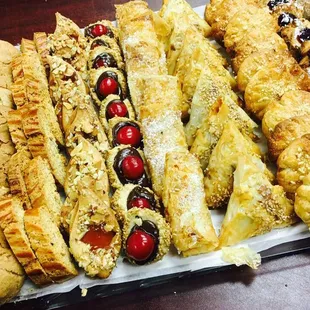 Variety of Moroccan pastries by order