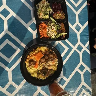 Kofta Tagine and Salad Sampler