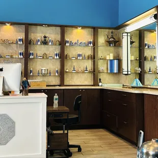 Lobby registration desk