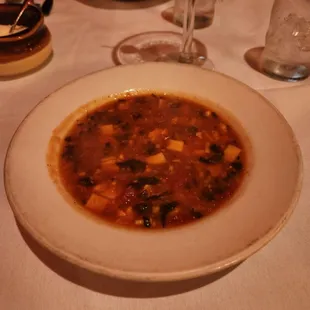 Minestrone soup