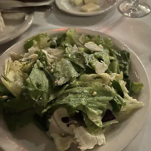 Fresh salad made to order table side