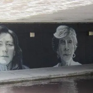 Morphos by Augustina Droze (2011) located on the west side of the canal