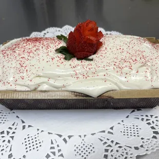 Romantic Red Velvet cake