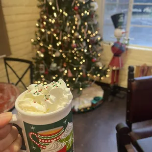 Hot chocolate on a cold day