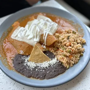 Beef enchiladas