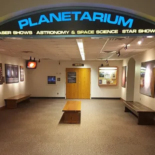 Planetarium entrance