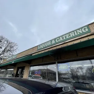 he outside of the restaurant