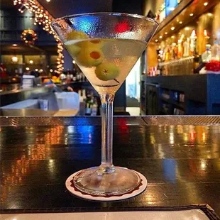 Martini Mondays three martinis at $6 each all day!