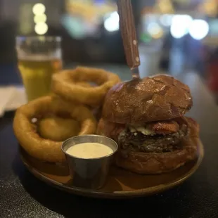 Bacon Bourbonator Burger