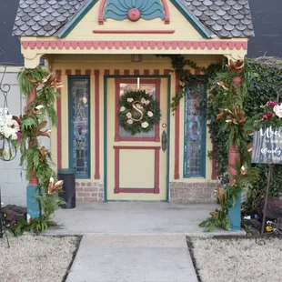 Entry to our conservatory