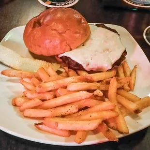 Irish cheddar burger