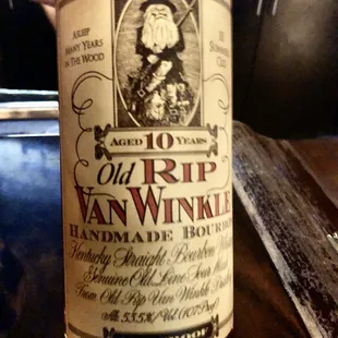 Very rare Old Rip Van Winkle