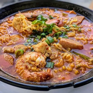 Gumbo Ramen. So good and spicy.