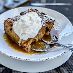 Hawaiian Bread Pudding. Good texture, but a little too sweet imo.