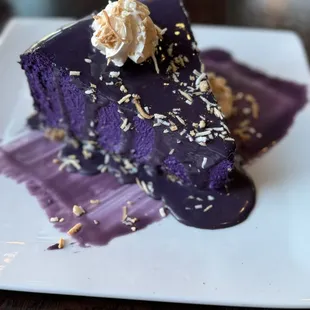 Ube cheesecake
