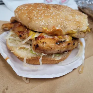 grilled chicken sandwich