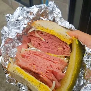 Turkey Pastrami Sandwich