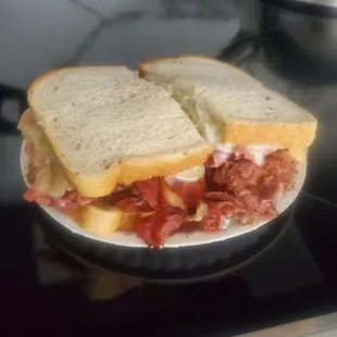 Corned beef AND pastrami sandwich