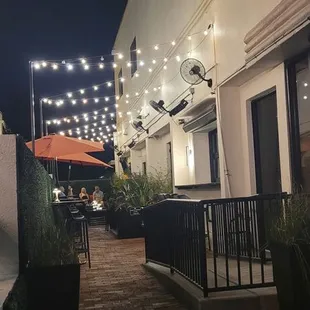 outside