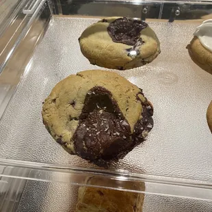 Salted chocolate chip cookie
