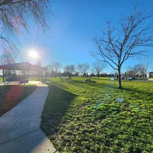 Small side of the dog park