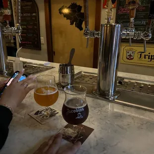 Cuvée des jacobins and gueuze tilquin