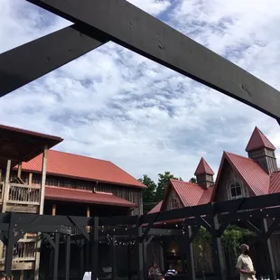 the outside of the building