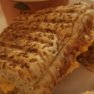 Pimento cheese sandwich and tomato soup