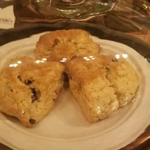 Bourbon Chocolate chip scones