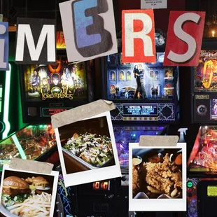 a variety of food items