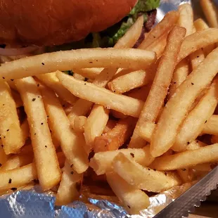 Fries ($5). Pretty good.