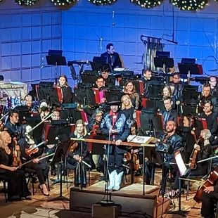 The conductor came out after intermission joking he was from a long line of Korean Cowboys!