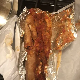 Chicken parm sub