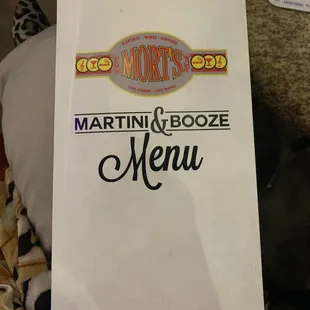 Trifold menu, double sided!