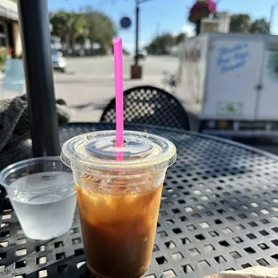 Cold brew on the patio