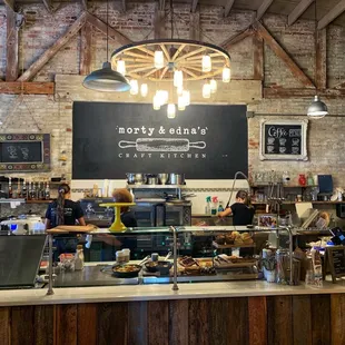 Prep area/ordering counter