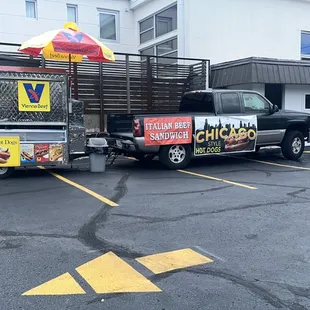 Got there while he was setting up