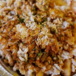 Crab fries w/extra crab meat