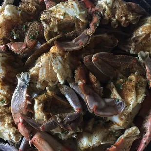 Let's try this garlic crab sitch