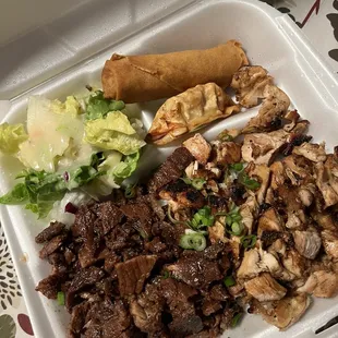 Teriyaki Beef/Chicken Combo