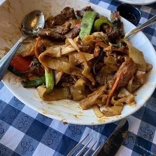 Spicy Crazy Asian Noodles w beef